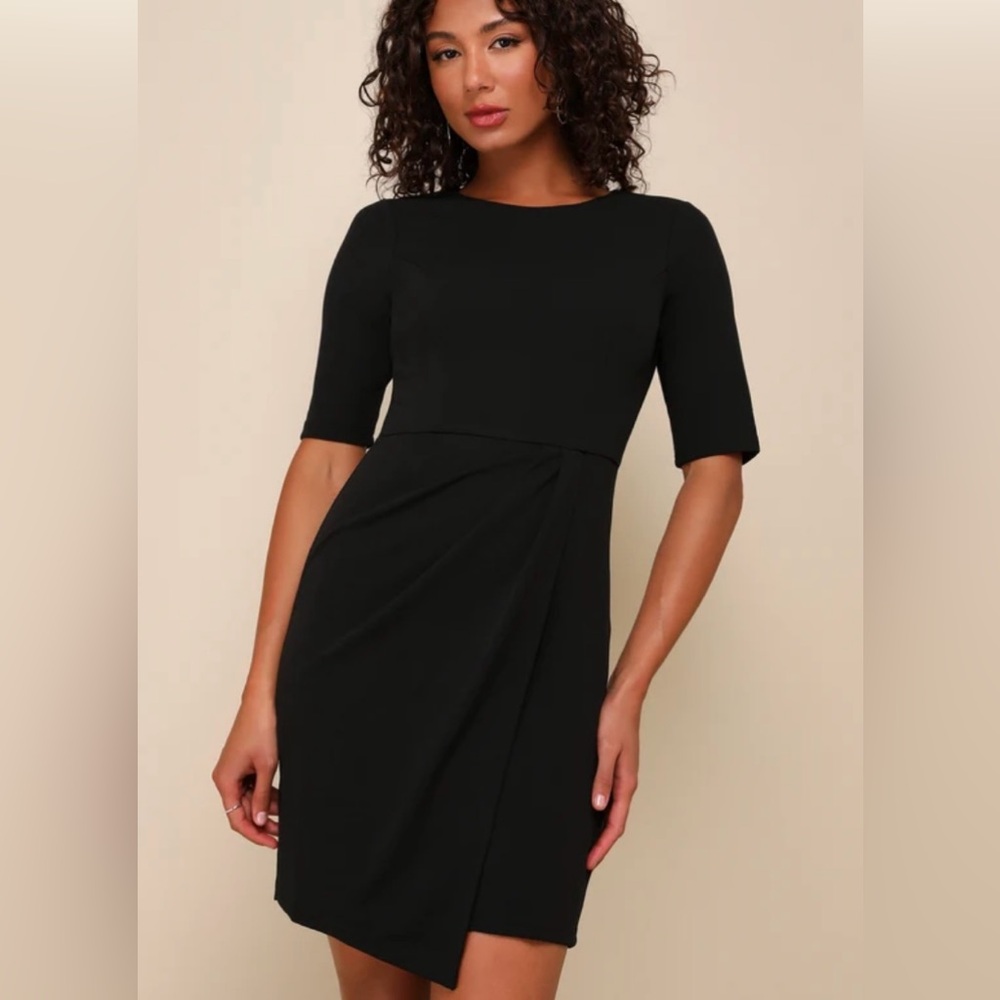 Lulus black dress, worn once